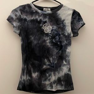 Blue Tie Dye Dragon Shirt
